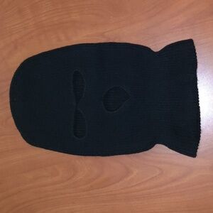 3 Hole Knitted Full Face Ski Mask Winter Balaclava Face Cover for Outdoor Sports